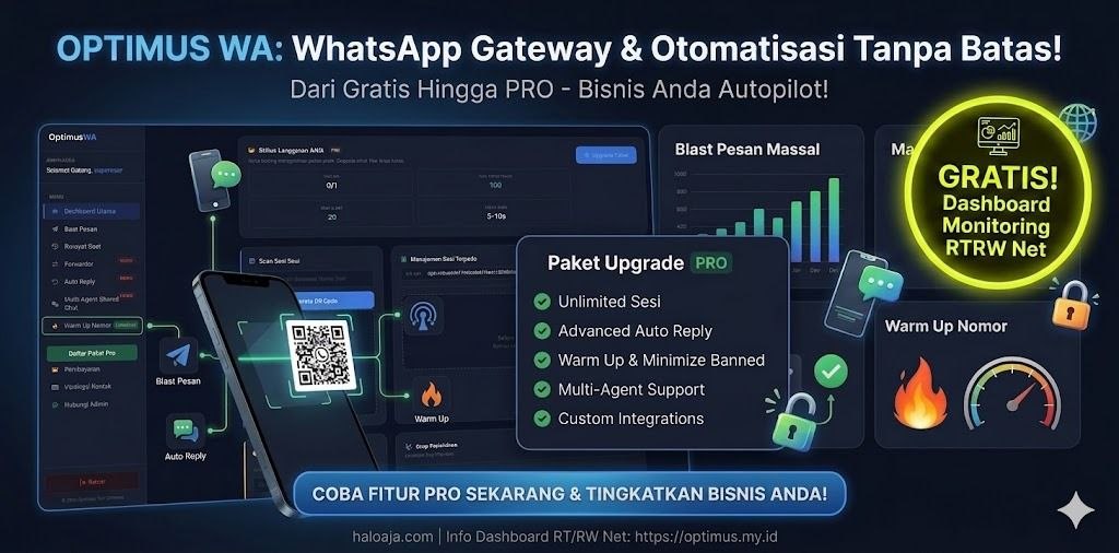 Tangkapan layar OptimusWA