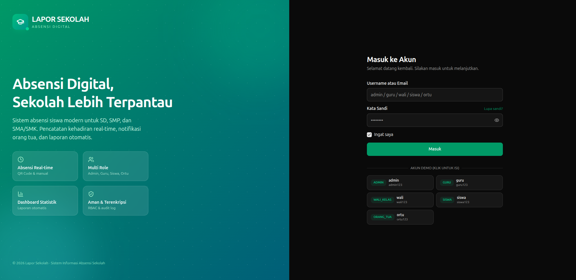Tangkapan layar Lapor Sekolah